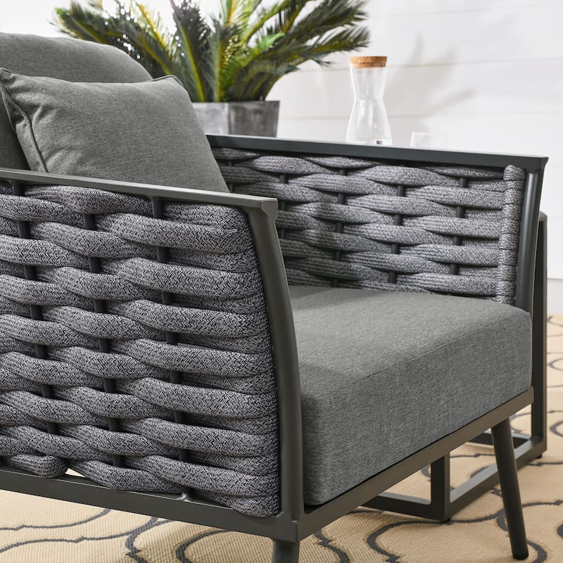 Stance Outdoor Patio Aluminum Armchair