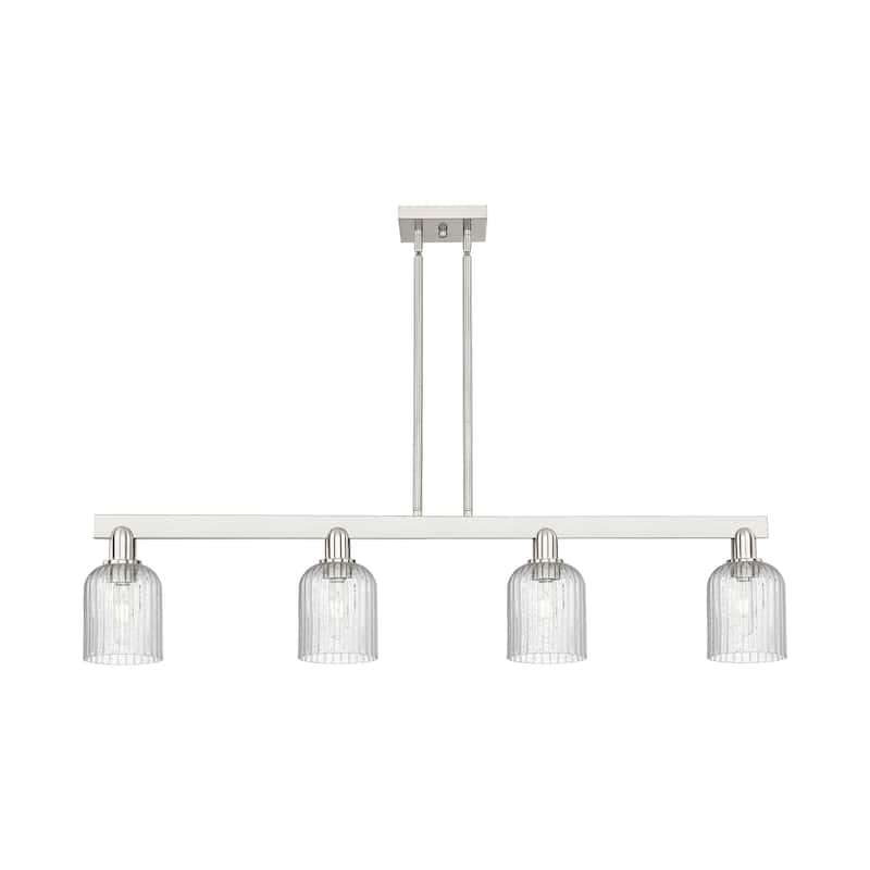 Innovations Lighting Downtown Urban - Bridal Veil - 4 Light 48" Stem Hung Island Light