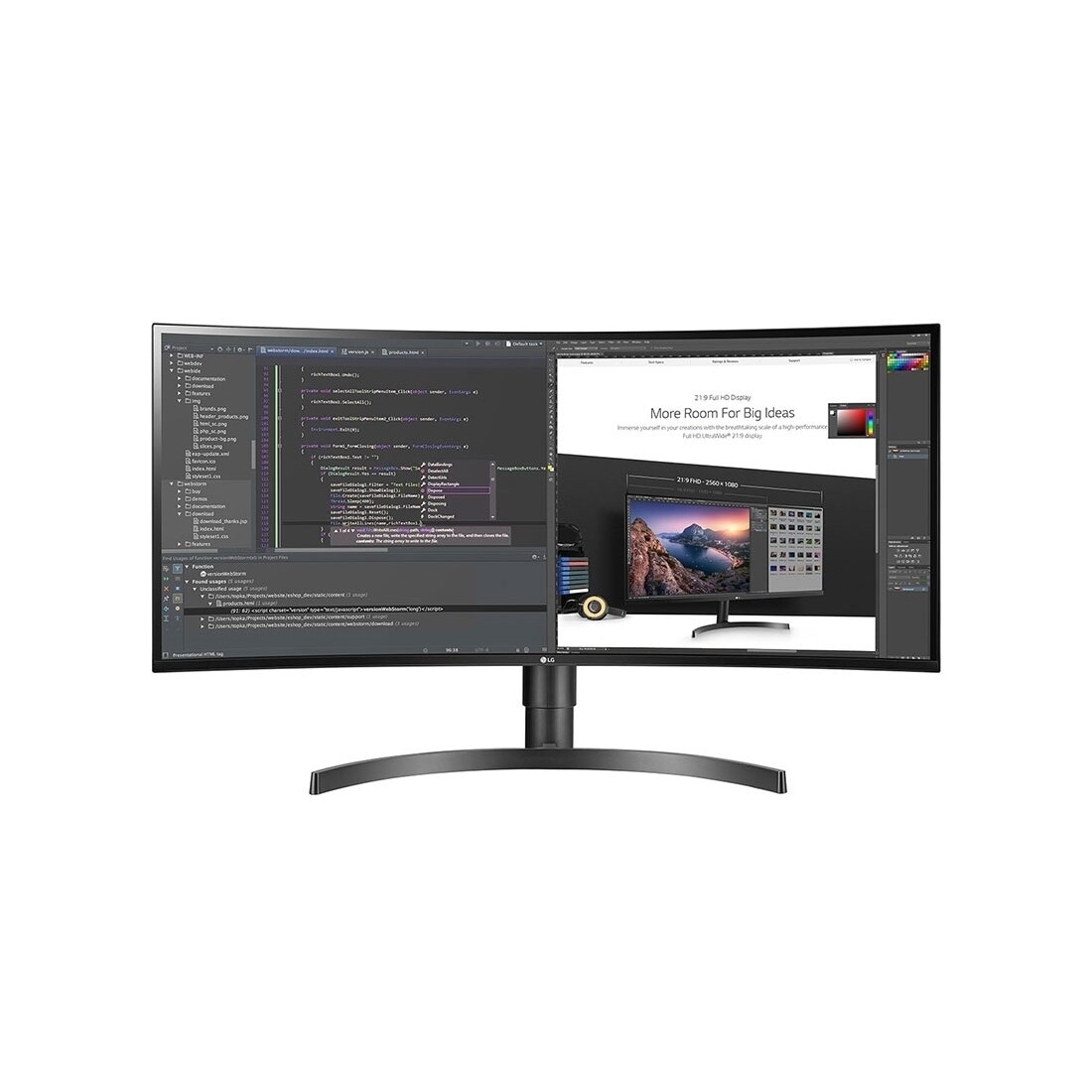 Shop Lg 34wl75c B 3440 X 1440 34 Curved Ips Monitor Black Certified Refurbished Overstock 31718540