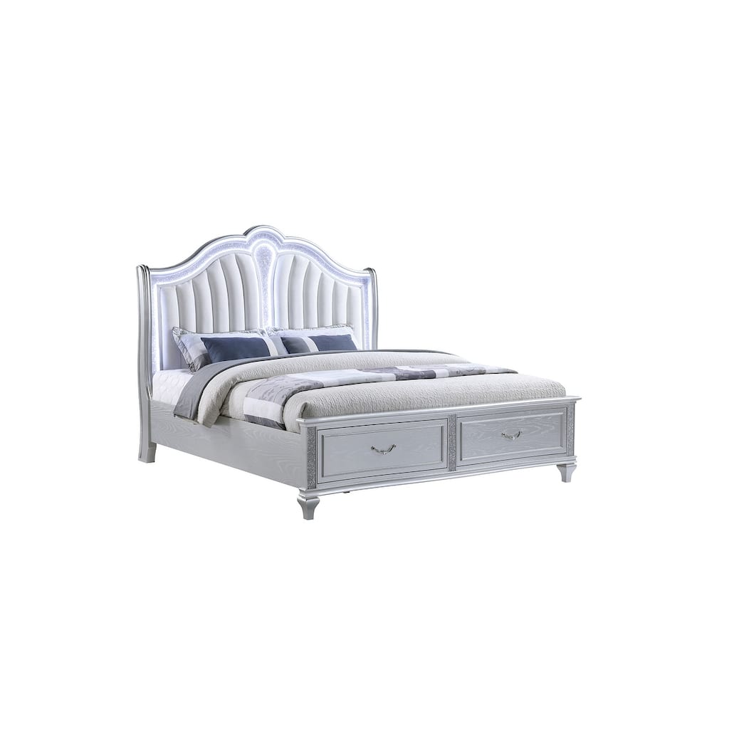 Mystic Queen Bed Silver