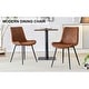 preview thumbnail 13 of 57, Modern Dining Room Kitchen Dining Chair with Black Metal Legs