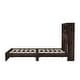 preview thumbnail 15 of 16, Queen Size Vintage Platform Bed,With Storage Headboard and Charging Station