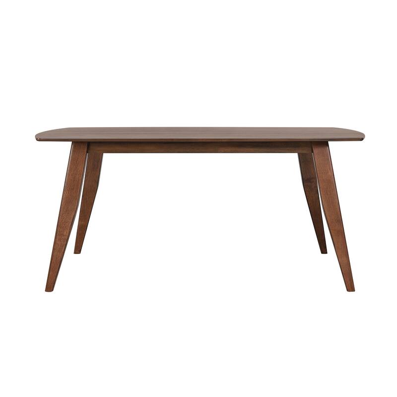 Rectangular Dining Table Set for 6 - 7 Piece Modern Dining Room Table with Cushioned Seats