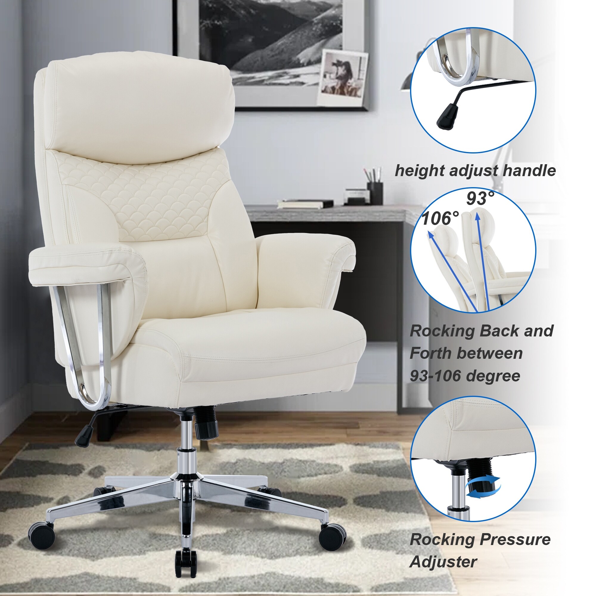 Ergonomic office shop chair 300 lbs