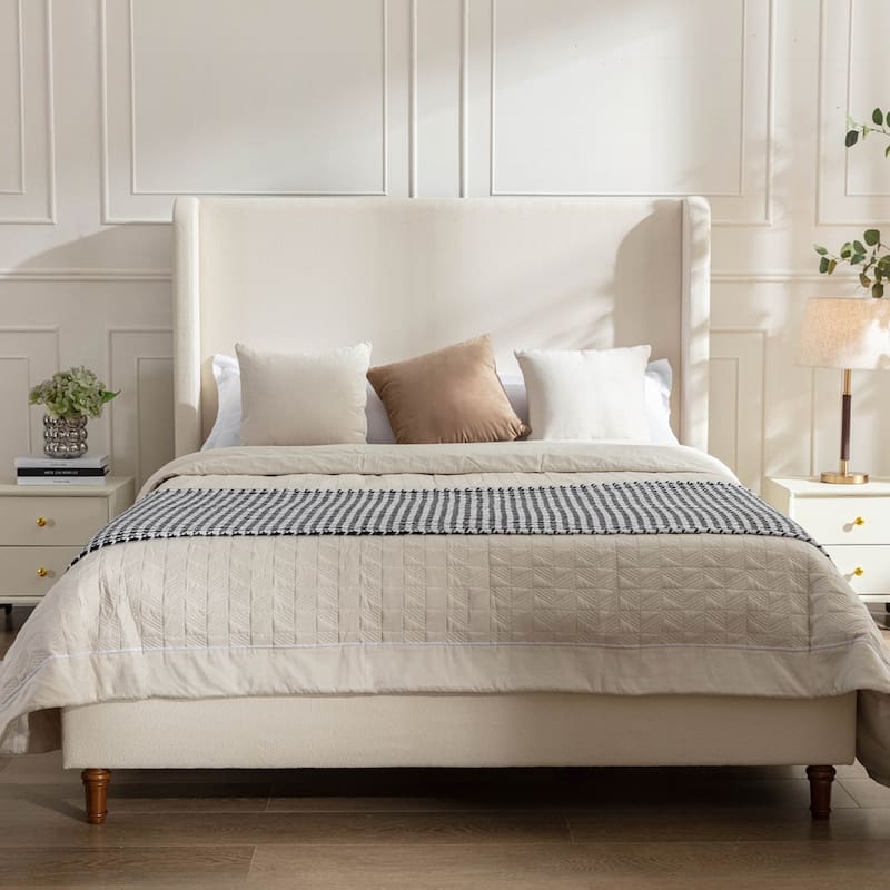 Harper Tall Headboard Upholstered Bed