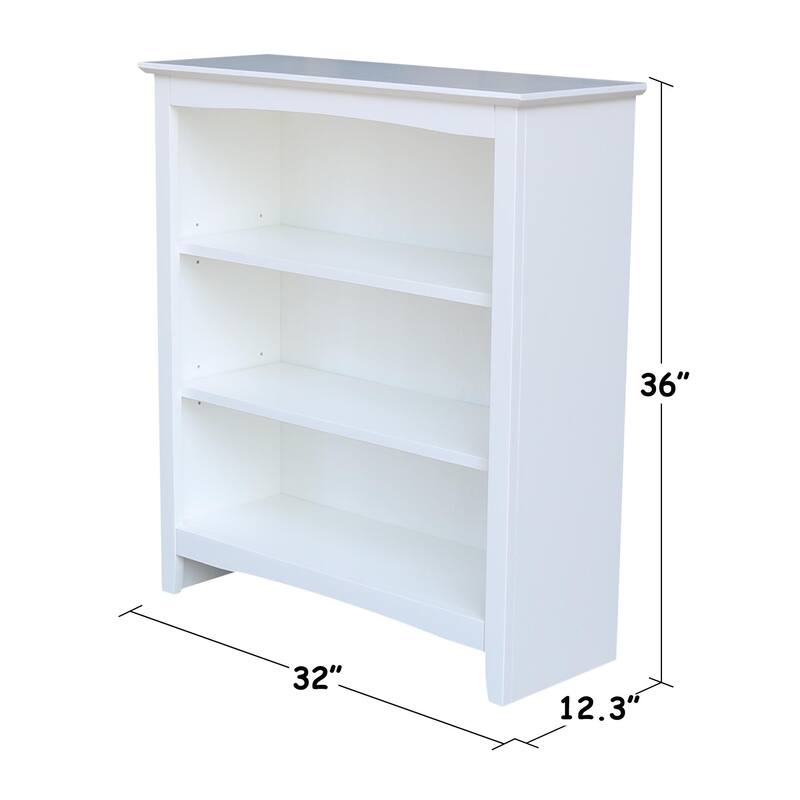 Porch & Den Solid Wood Shaker Bookcase