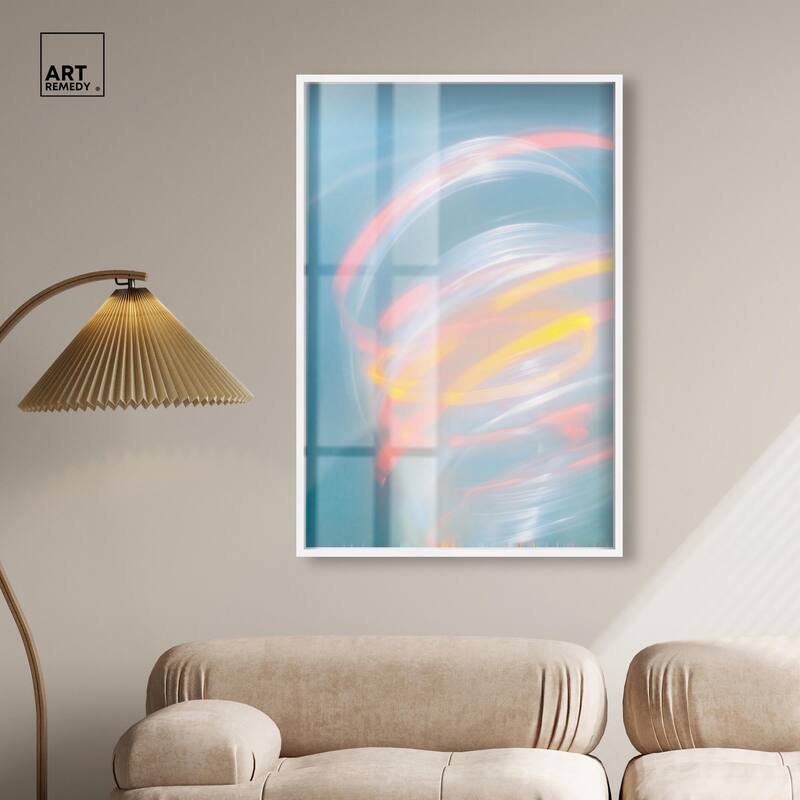 Swirling Light I Shadowbox by Art Remedy