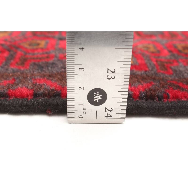 ECARPETGALLERY Hand-knotted Teimani Dark Grey Wool Rug - 2'9 x 4'6