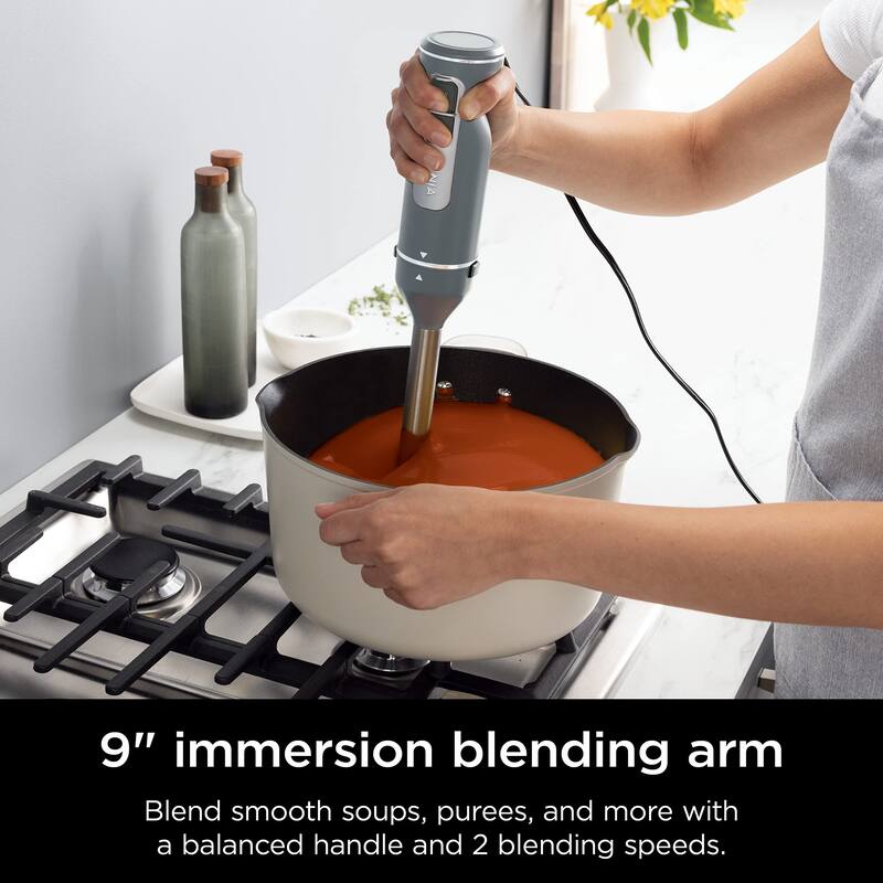 CI105BRN Foodi Power Mixer System, Immersion Blender and Hand Mixer