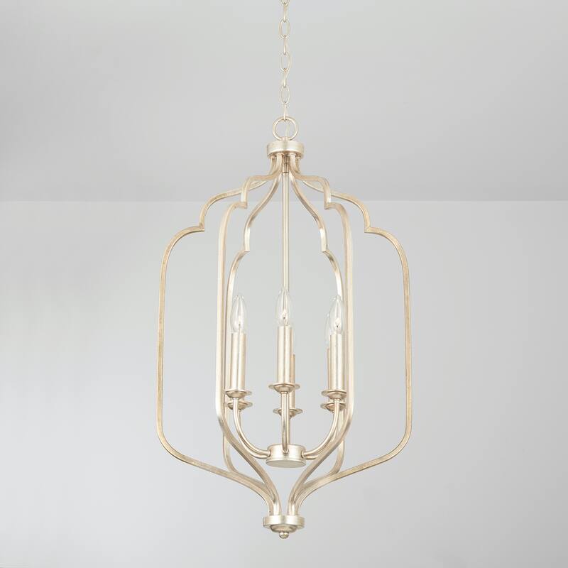 Ophelia 3-light Winter Gold Foyer Pendant