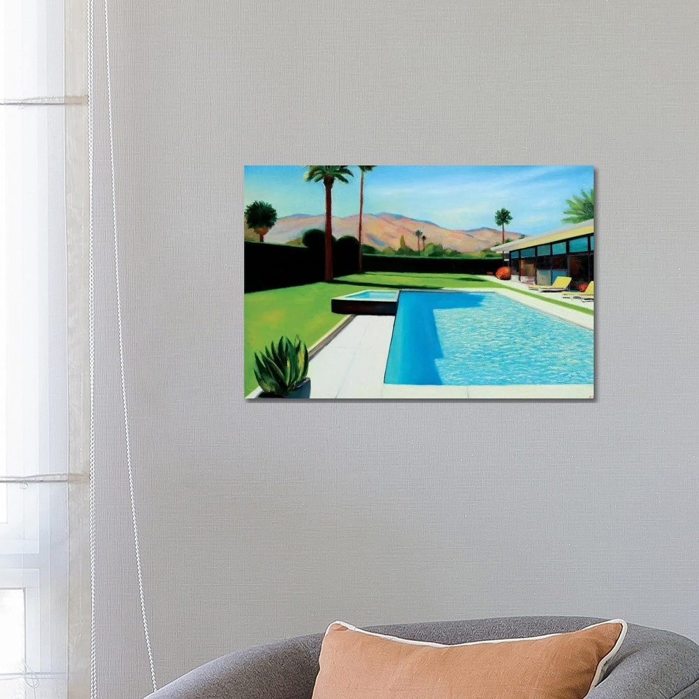 iCanvas "Palm Springs Monday" by Ieva Baklane Canvas Print