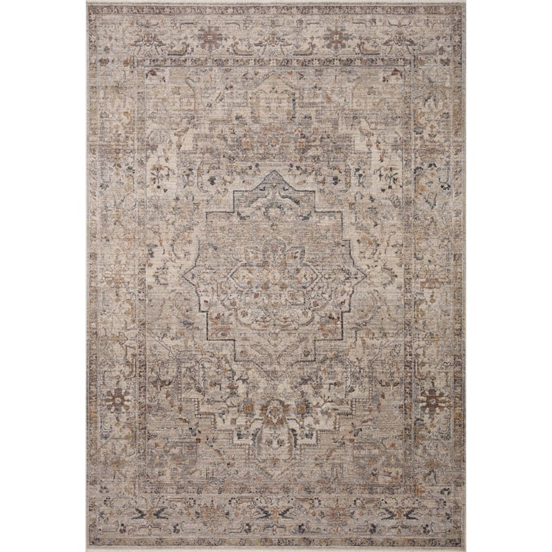 Alexander Home Lynda Oriental Area Rug - Natural / Gold - 2'-3" x 3'-10"