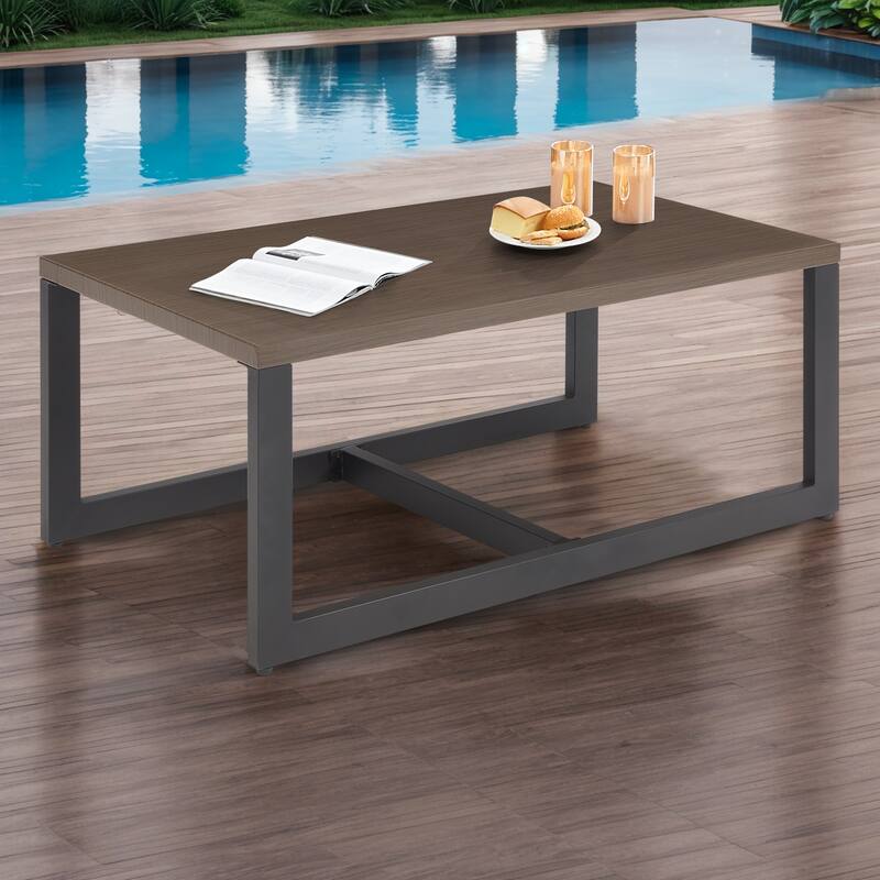 Outdoor Coffee Table - Brown