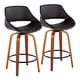 preview thumbnail 4 of 42, Carson Carrington Svellingen Counter Stool with Round Black Footrest (Set of 2) - N/A