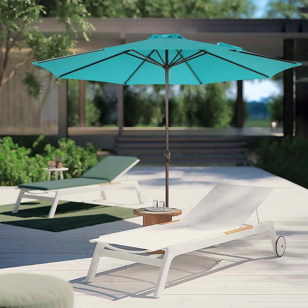 11ft Patio Market Umbrella with Crank