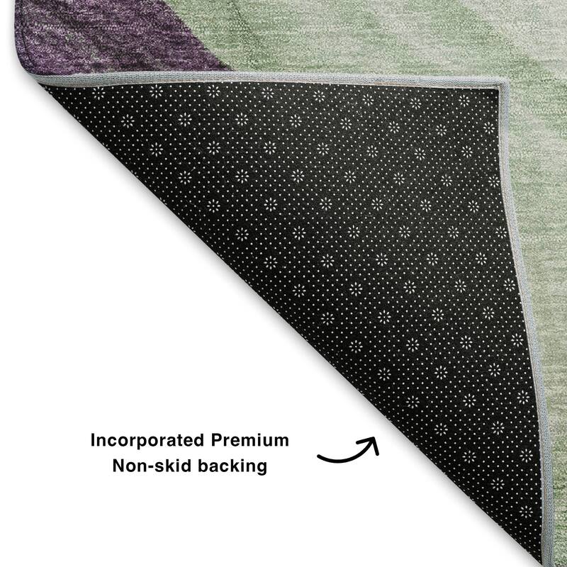 Premium Washable Super Soft Contemporary Jenna Mayfield Rug