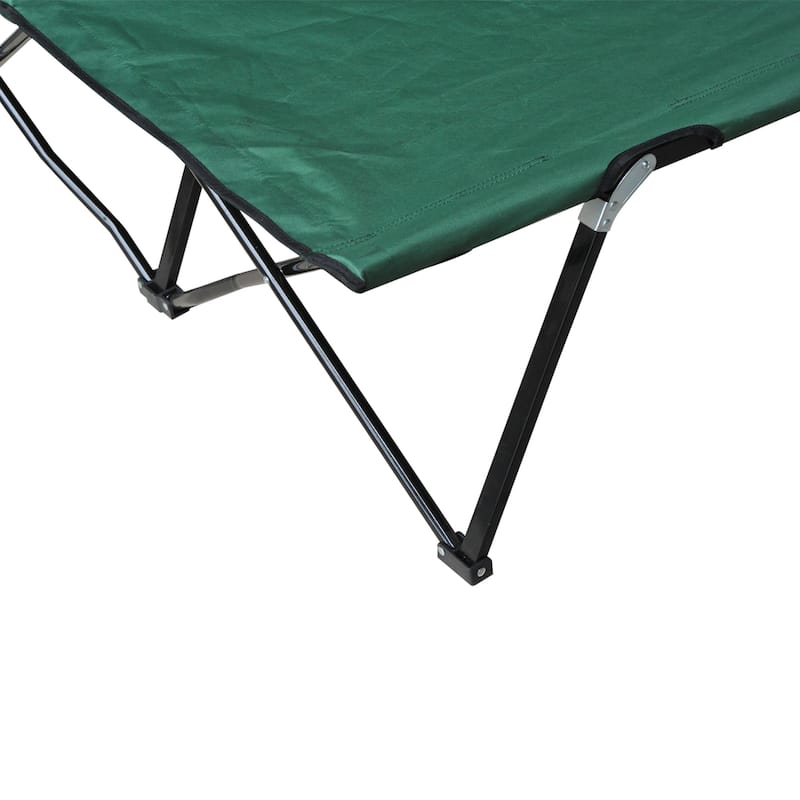 Folding Camping Cot for 2 Person with Carry Bag