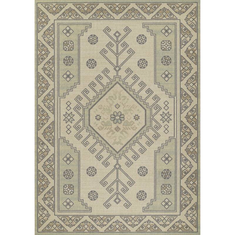 Momeni Anatolia Wool and Nylon Traditional Area Rug - Sage - 7' 9" x 9' 10" - Rectangle