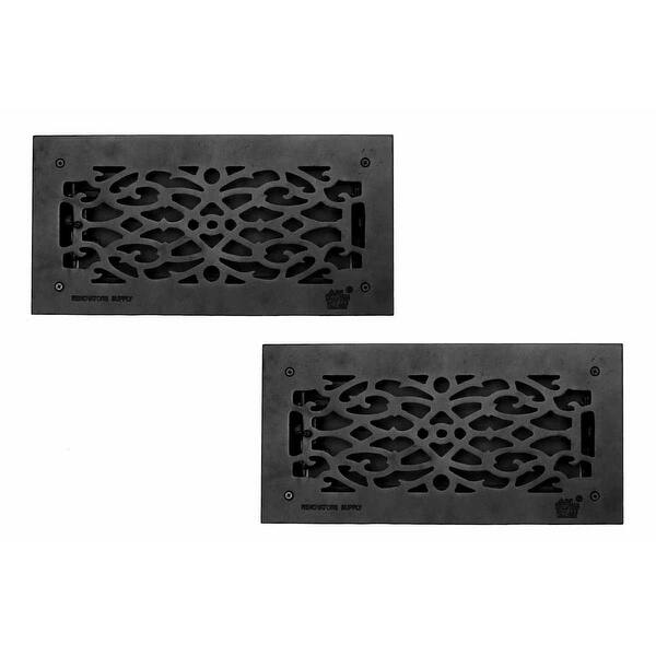 Shop 2 Floor Heat Register Louver Vent Victorian Cast 6 X 14 Duct