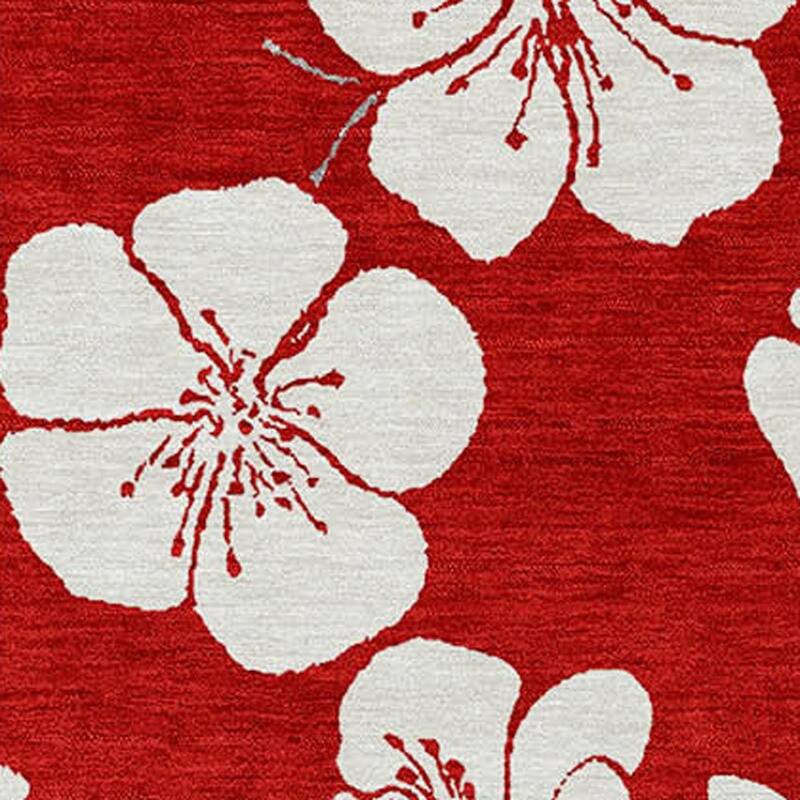 HomeRoots Floral Transitional Rectangle Outdoor Rug