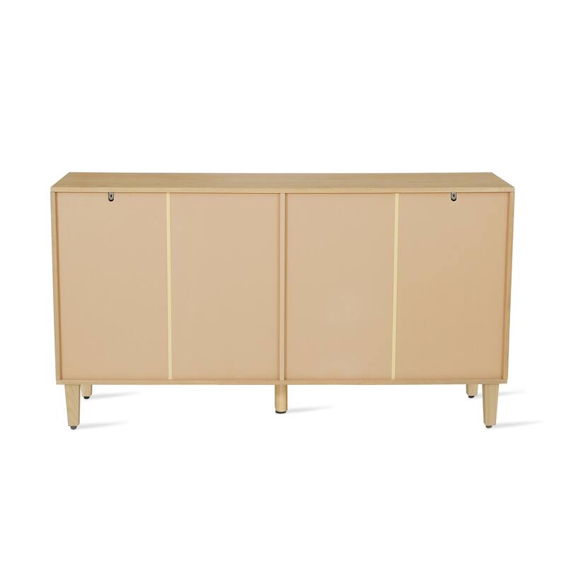 Christopher Knight Home - Elias 59.8" Sideboard with Solid Wood Legs and Ample Storage