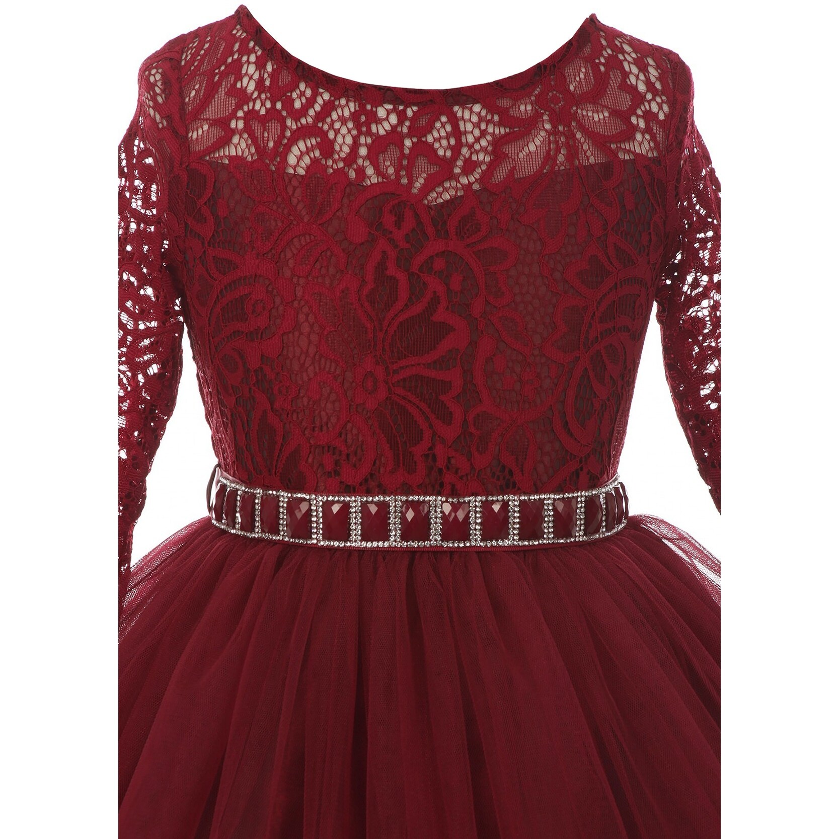 maroon and white flower girl dresses