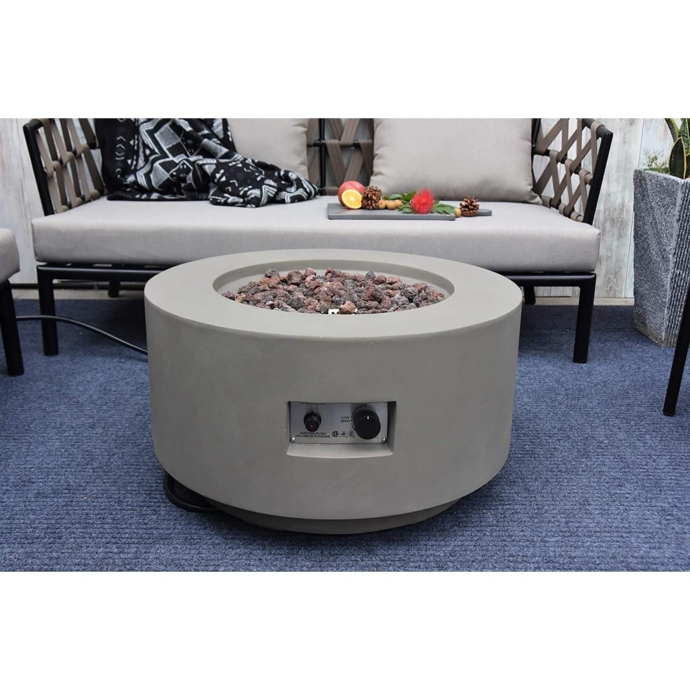 Modeno Waterford Outdoor Fire Pit 27 Inches Outdoor Propane Fire Pit Table Backyard Patio Heater