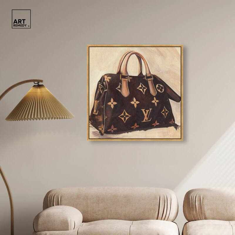 Doll Memories Majestic Monogram Canvas by Art Remedy