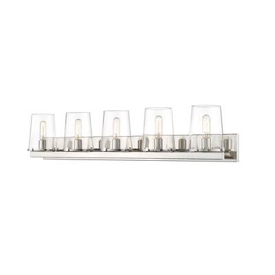 Callista 5 Light Vanity - Polished Nickel