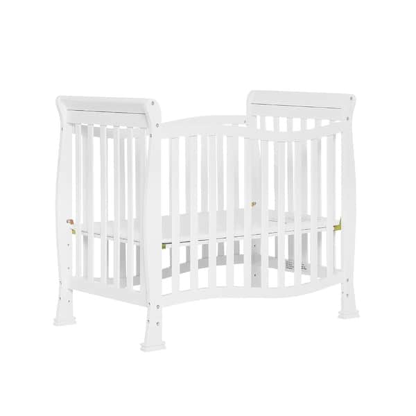 slide 2 of 7, Dream On Me Violet 4-In-1 Convertible Mini Crib White