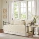 preview thumbnail 2 of 16, Madison Park Venice Cream 6 Piece Scalloped Edge Daybed Cover Set