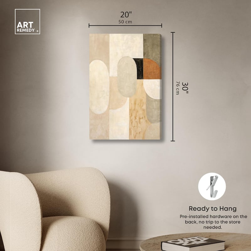 Overlapping Planes II Canvas by Art Remedy, Gallery Wrapped