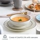 preview thumbnail 3 of 5, vancasso Casual 32-piece Stoneware Dinnerware Set (Service for 8)