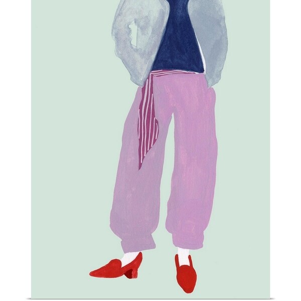 "Color Me Stripes II" Poster Print