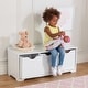 preview thumbnail 6 of 4, KidKraft Nantucket Wooden Storage Bench White