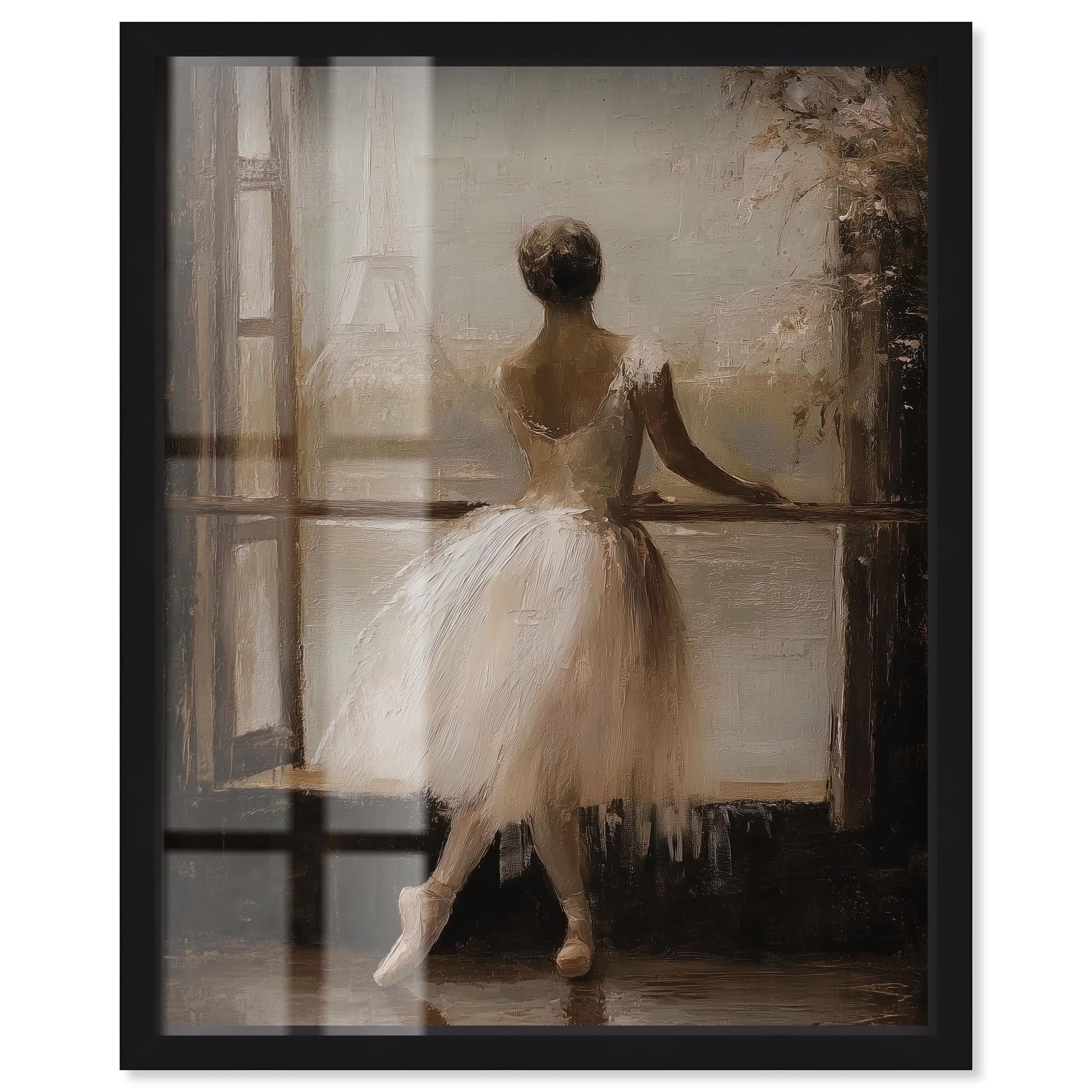 Window View Fashion Decor Shadowbox Print by Art Remedy