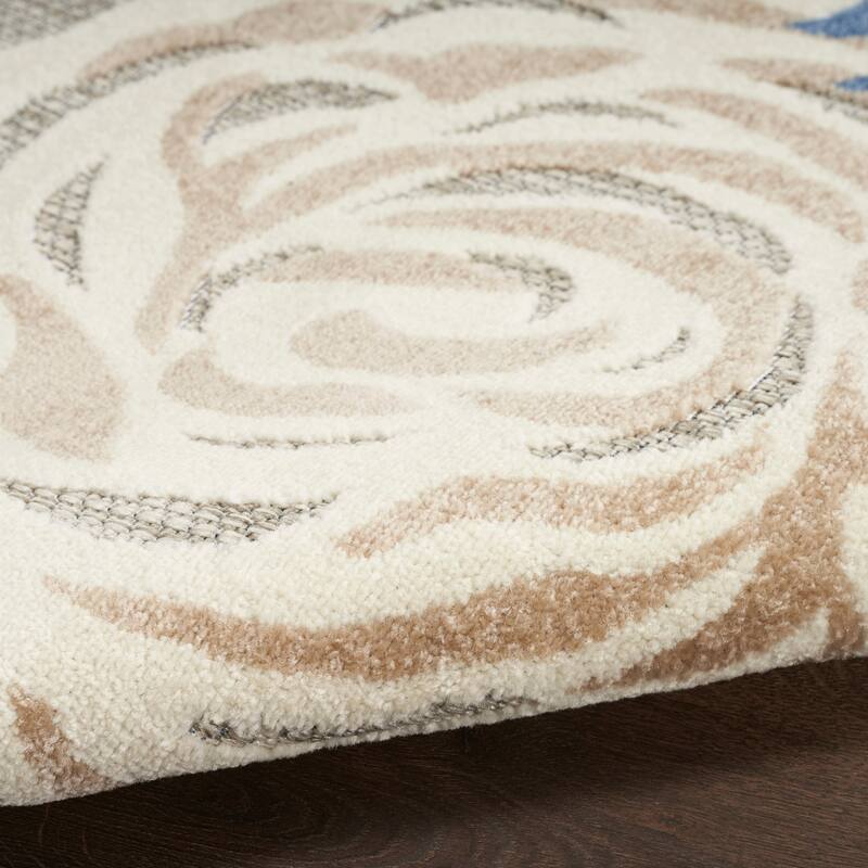 Nourison Aloha Indoor/Outdoor Floral Area Rug