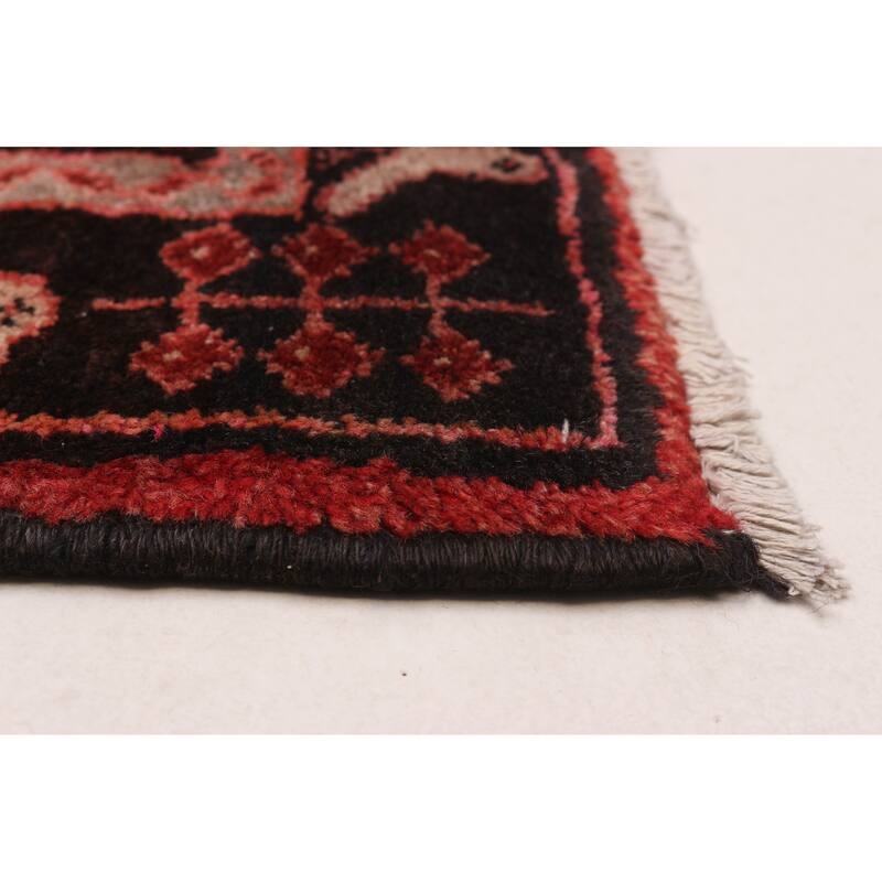 ECARPETGALLERY Hand-knotted Andelz Red Wool Rug - 3'8 x 9'9