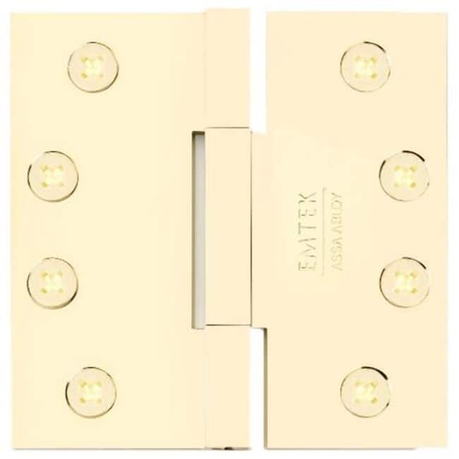 Emtek 4" x 4" Solid Brass Heavy Duty Square Corner Plain Bearing Door