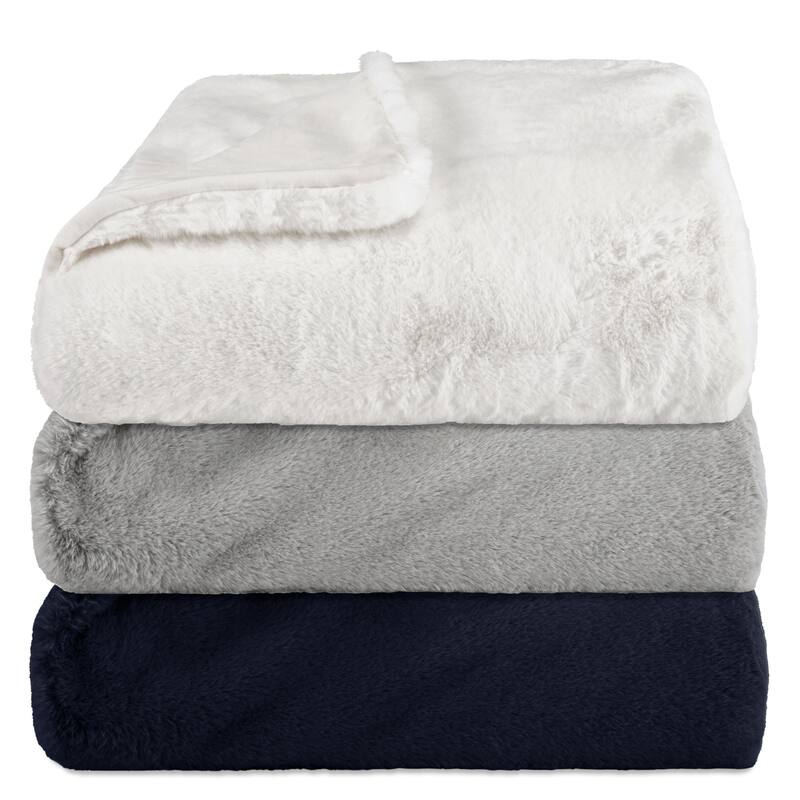 Vera Wang Lapin Faux Fur Throw Blanket Bed Bath & Beyond 29213671