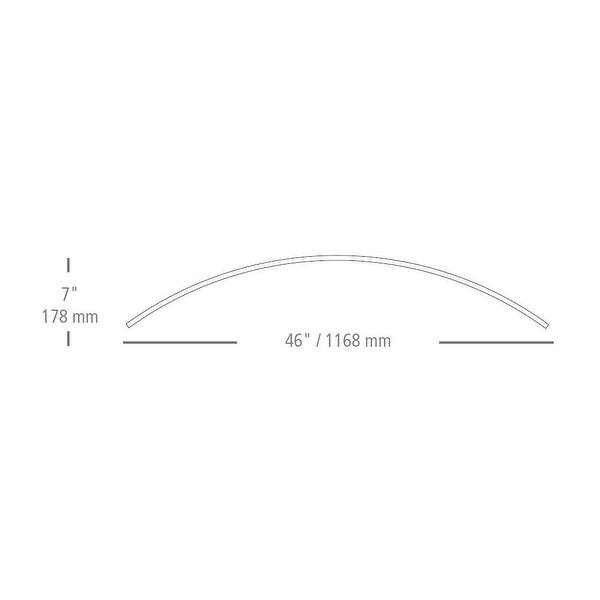 LBL Lighting Monorail Curve 39 Inch Track Accessory Bed Bath & Beyond