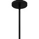 preview thumbnail 6 of 7, Axford 5-Light Matte Black Pendant