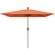 EliteShade Sunbrella 9-foot Patio Market Umbrella - 10x6.5ft Rust