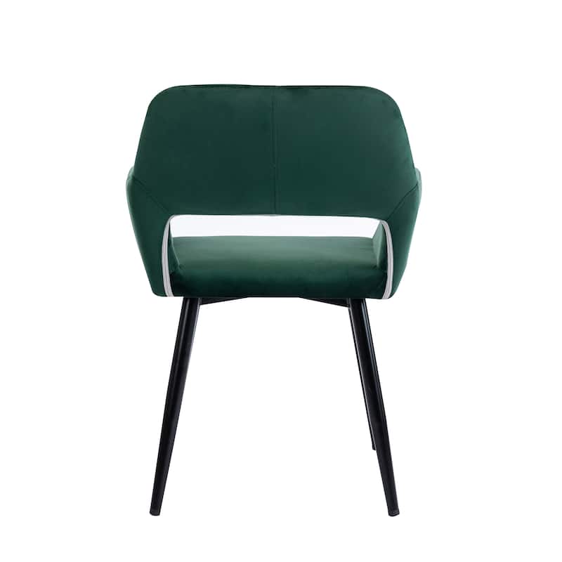 Porthos Home Giana Velvet/ Steel Dining Chairs (Set of 2)