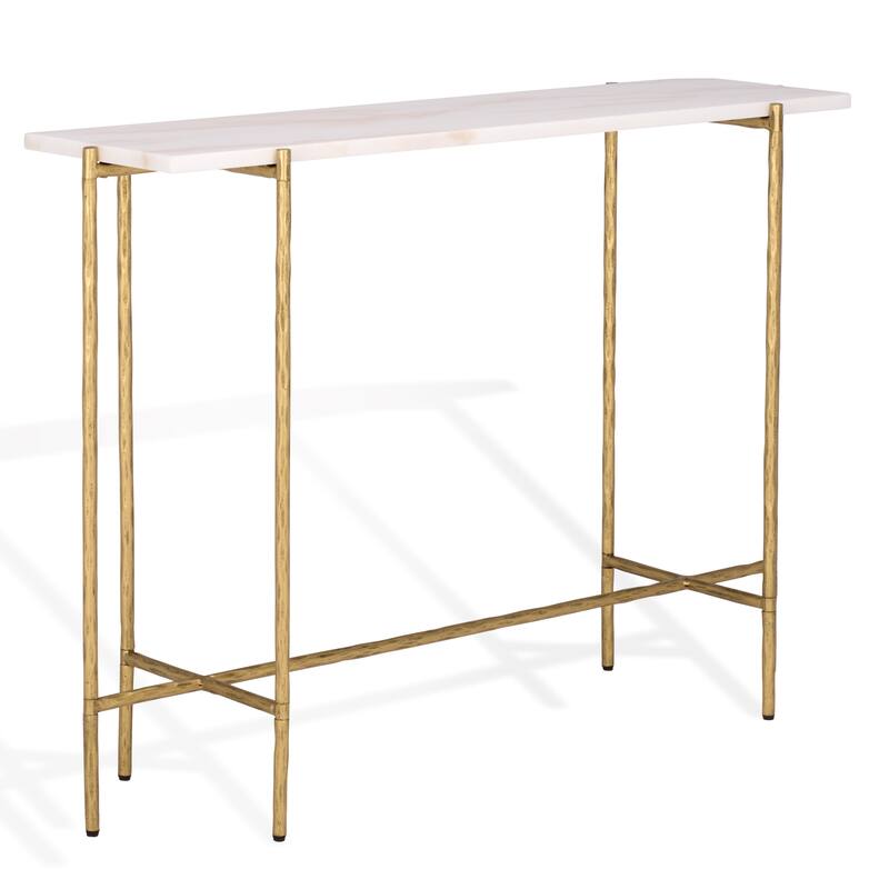 SAFAVIEH Couture Giorgi Marble Top Console Table - 42"W x 12"D x 30"H