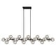 preview thumbnail 19 of 25, 22-Light Linear Chandelier Sputnik Chandeliers Modern Chandeliers for Dining Room
