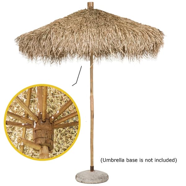 fan for patio umbrella Nuu Garden Outdoor 4-Piece 52L Fan-shaped Patio Umbrella Base, HDPE Plastic, black, for Cantilever Umbrella