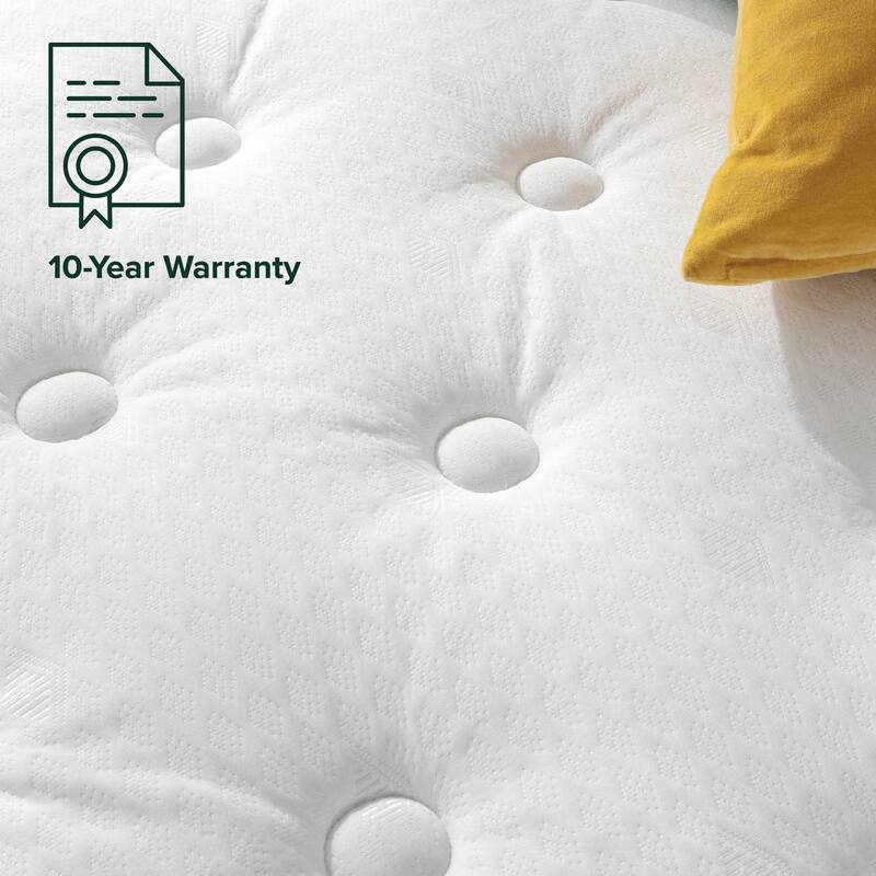 Priage by ZINUS 10 Inch Comfort Essential Pocket Spring Hybrid Mattress