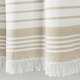 preview thumbnail 9 of 24, Lush Decor Nantucket Yarn Dyed Cotton Tassel Fringe Shower Curtain