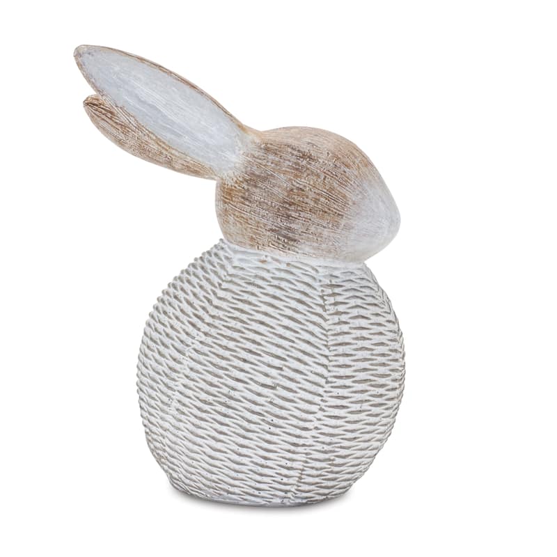 Wicker Bunny Figurine (Set of 2)